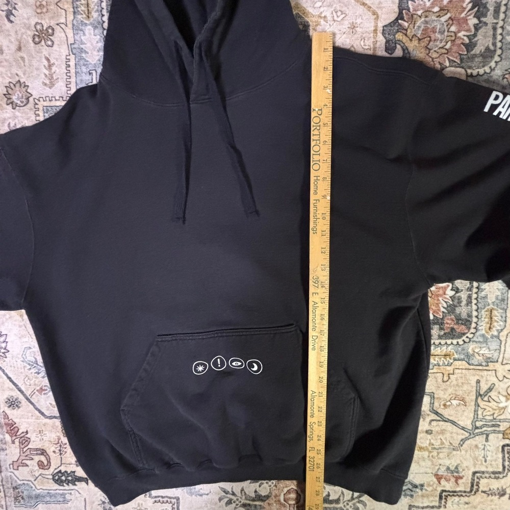 Panic at the Disco Band Hoodie Black Sz XXL Tultex Sleeve Sweatshirt Tour Merch - Picture 11 of 13